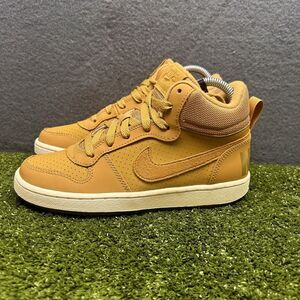 Size 5Y-Nike Court Borough Mid Wheat-With Box! New Condition! (GS)
